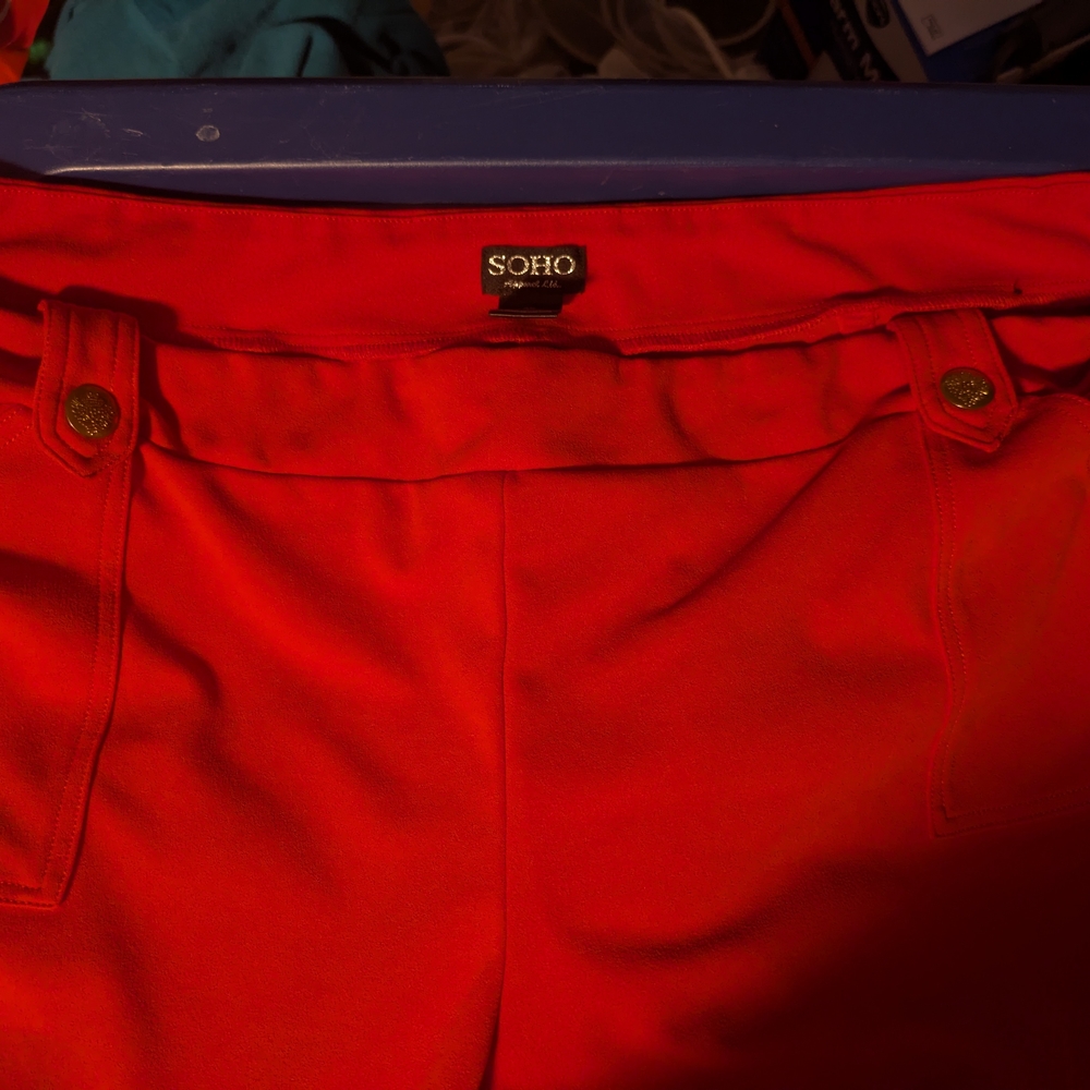 SOHO Red Pants